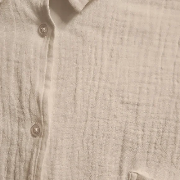 C*A*S*L*O*N Button Up Shirt White Size 3x - Picture 2 of 11